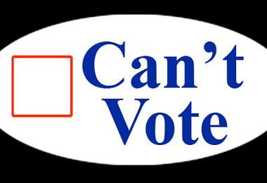 can't vote