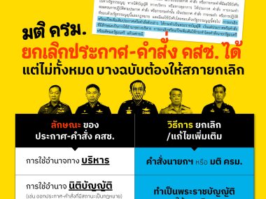 repeal NCPO's orders
